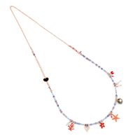 Collana Maman et Sophie Donna il mare in Argento Tanzanite GCMAR - GCMAR